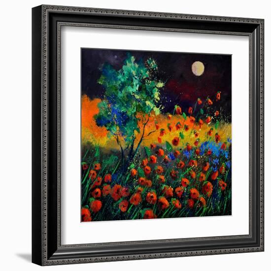 Red Poppies 774111-Pol Ledent-Framed Art Print