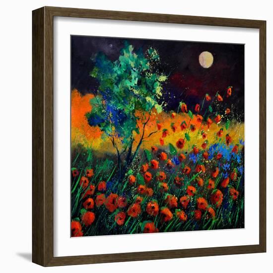 Red Poppies 774111-Pol Ledent-Framed Art Print