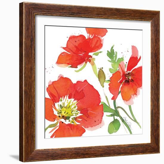 Red Poppies I-Julie Paton-Framed Art Print