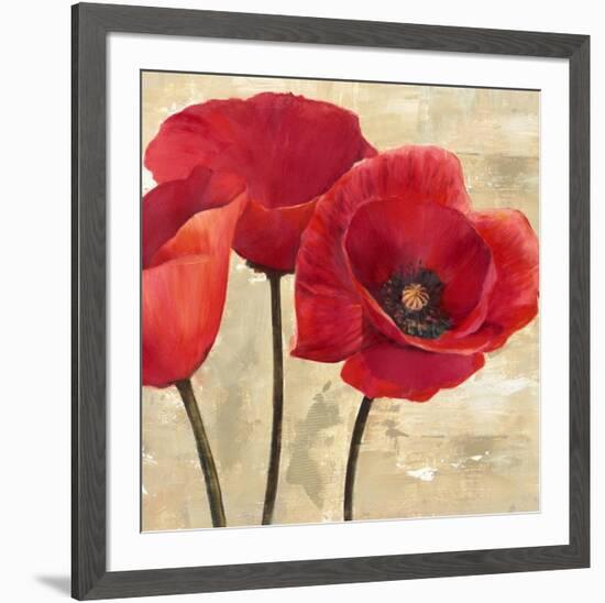 Red Poppies II-Cynthia Ann-Framed Art Print