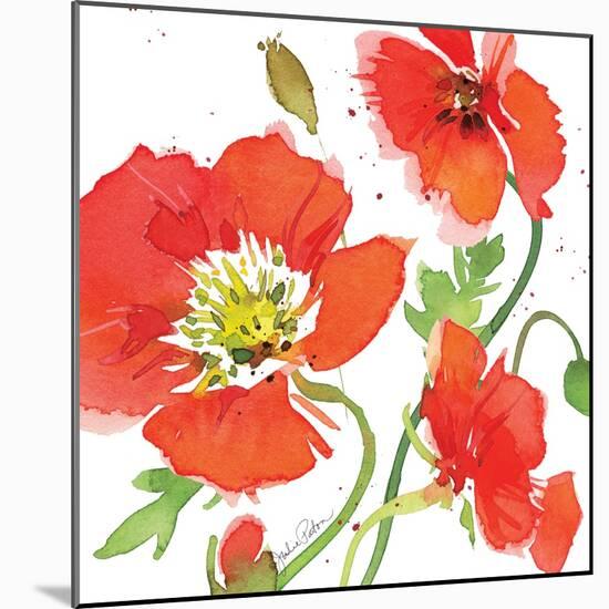 Red Poppies II-Julie Paton-Mounted Art Print