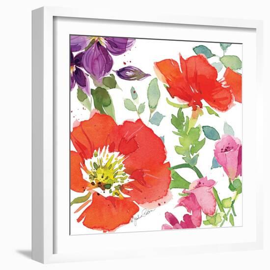 Red Poppies IV-Julie Paton-Framed Art Print