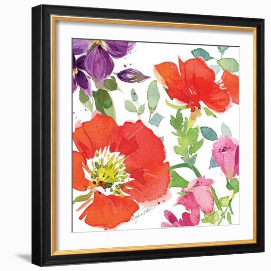 Red Poppies IV-Julie Paton-Framed Art Print