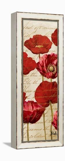 Red Poppies Panel I-Patricia Pinto-Framed Stretched Canvas