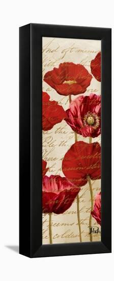 Red Poppies Panel I-Patricia Pinto-Framed Stretched Canvas