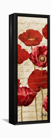 Red Poppies Panel I-Patricia Pinto-Framed Stretched Canvas