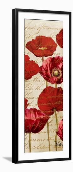 Red Poppies Panel I-Patricia Pinto-Framed Art Print