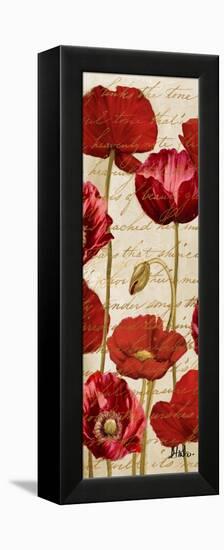 Red Poppies Panel II-Patricia Pinto-Framed Stretched Canvas