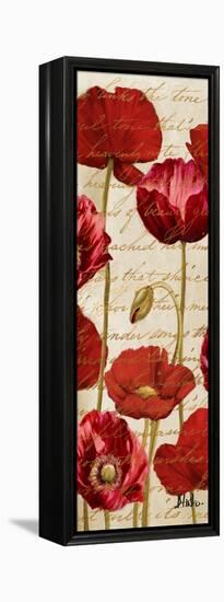 Red Poppies Panel II-Patricia Pinto-Framed Stretched Canvas