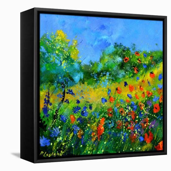 Red poppies-Pol Ledent-Framed Stretched Canvas