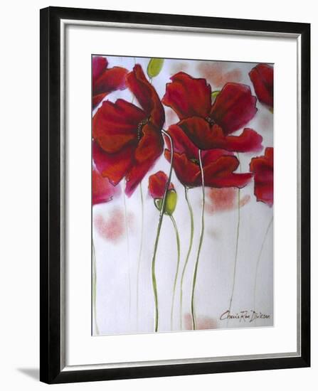 Red Poppies-Cherie Roe Dirksen-Framed Giclee Print