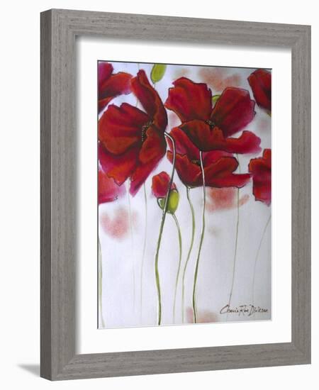 Red Poppies-Cherie Roe Dirksen-Framed Giclee Print