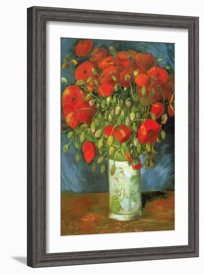 Red Poppies-Vincent van Gogh-Framed Art Print