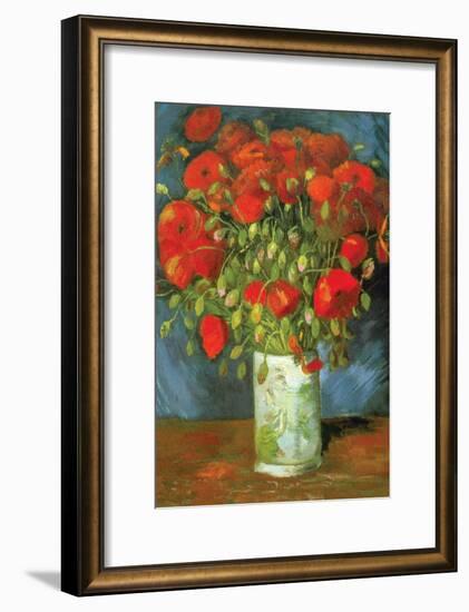 Red Poppies-Vincent van Gogh-Framed Art Print