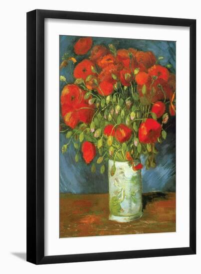 Red Poppies-Vincent van Gogh-Framed Art Print