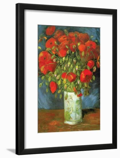 Red Poppies-Vincent van Gogh-Framed Art Print