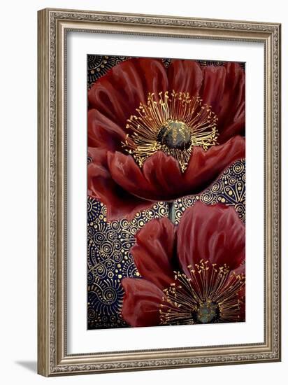 Red Poppies-Cherie Roe Dirksen-Framed Giclee Print