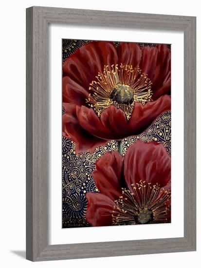 Red Poppies-Cherie Roe Dirksen-Framed Giclee Print