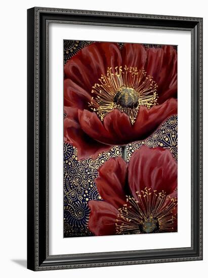 Red Poppies-Cherie Roe Dirksen-Framed Giclee Print