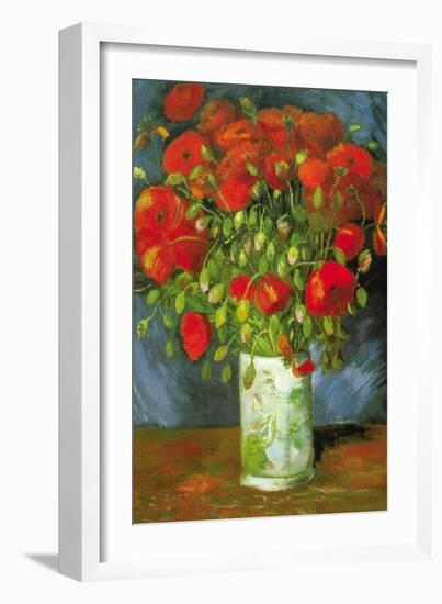 Red Poppies-Vincent van Gogh-Framed Art Print