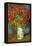 Red Poppies-Vincent van Gogh-Framed Stretched Canvas