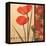 Red Poppy Damasque-TC Chiu-Framed Stretched Canvas