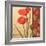 Red Poppy Damasque-TC Chiu-Framed Art Print