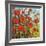 Red Poppy Field-Jennifer Lommers-Framed Art Print