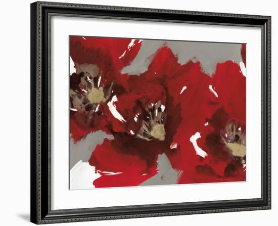 Red Poppy Forest I-Natasha Barnes-Framed Art Print