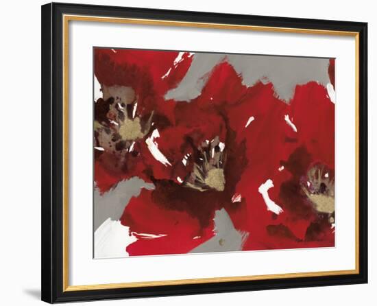 Red Poppy Forest I-Natasha Barnes-Framed Art Print