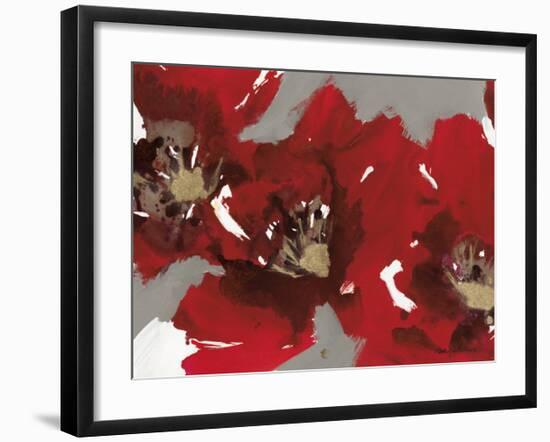 Red Poppy Forest I-Natasha Barnes-Framed Art Print