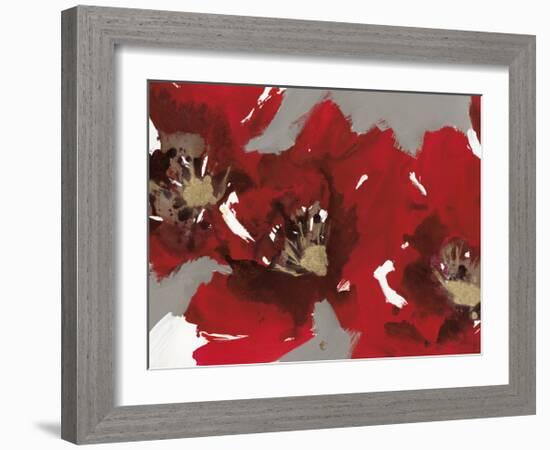 Red Poppy Forest I-Natasha Barnes-Framed Giclee Print