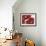 Red Poppy Forrest II-Natasha Barnes-Framed Giclee Print displayed on a wall