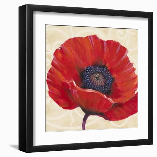 Red Poppy I-Tim OToole-Framed Art Print