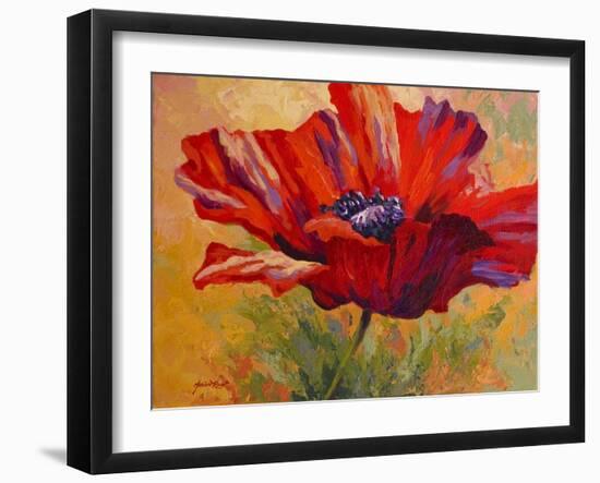 Red Poppy II-Marion Rose-Framed Giclee Print