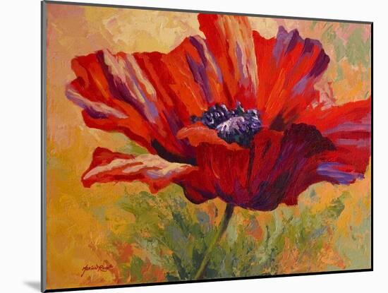Red Poppy II-Marion Rose-Mounted Giclee Print