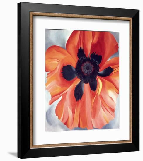 Red Poppy, No. VI, 1928-Georgia O'Keeffe-Framed Art Print