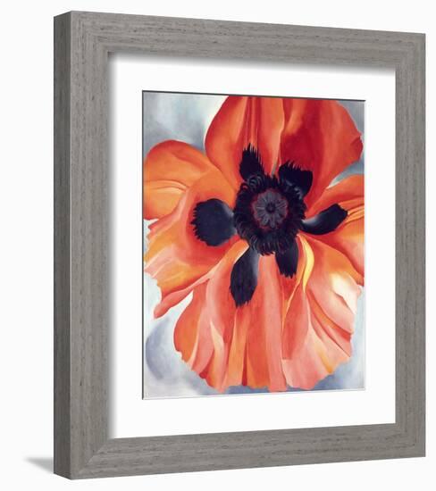 Red Poppy, No. VI, 1928-Georgia O'Keeffe-Framed Art Print