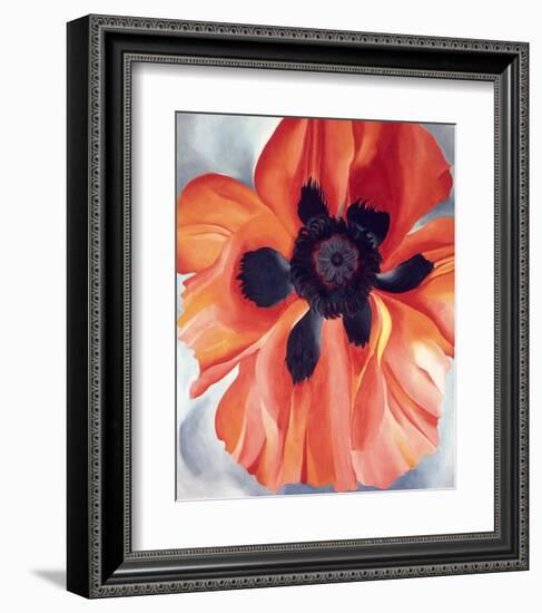 Red Poppy, No. VI, 1928-Georgia O'Keeffe-Framed Art Print