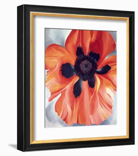 Red Poppy, No. VI, 1928-Georgia O'Keeffe-Framed Art Print