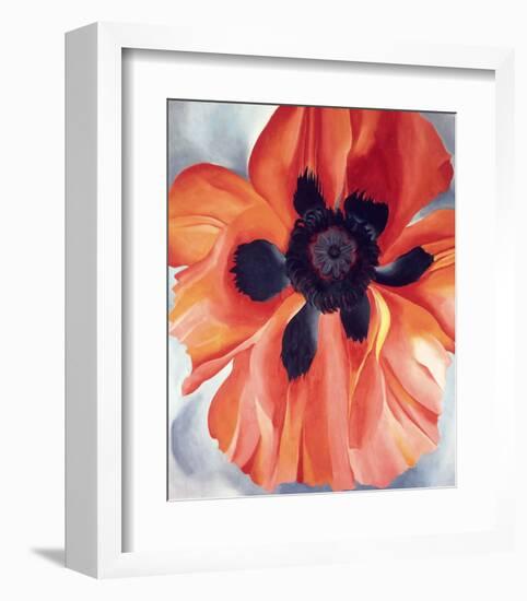 Red Poppy, No. VI, 1928-Georgia O'Keeffe-Framed Art Print