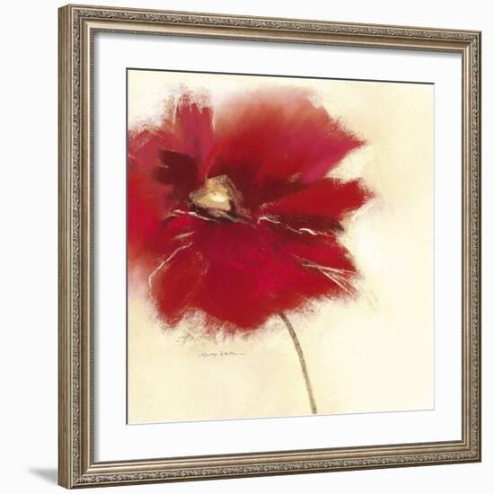 Red Poppy Power II-Marilyn Robertson-Framed Art Print