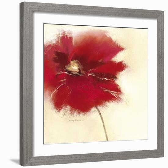 Red Poppy Power II-Marilyn Robertson-Framed Art Print