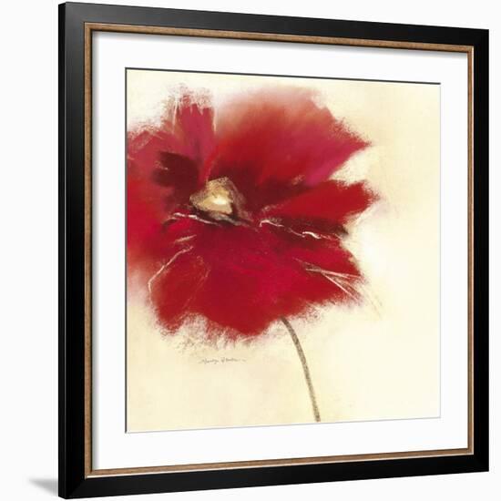 Red Poppy Power II-Marilyn Robertson-Framed Art Print