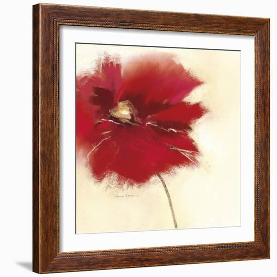 Red Poppy Power II-Marilyn Robertson-Framed Giclee Print