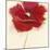Red Poppy Power III-Marilyn Robertson-Mounted Art Print