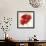 Red Poppy Power IV-Marilyn Robertson-Framed Art Print displayed on a wall