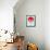 Red Porcupine Multilingual Poster-NaxArt-Framed Stretched Canvas displayed on a wall