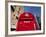 Red Post Box, City Hall Square, Copenhagen, Denmark, Scandinavia, Europe-Frank Fell-Framed Photographic Print