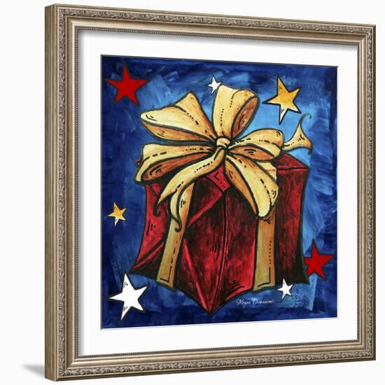 Red Present-Megan Aroon Duncanson-Framed Giclee Print